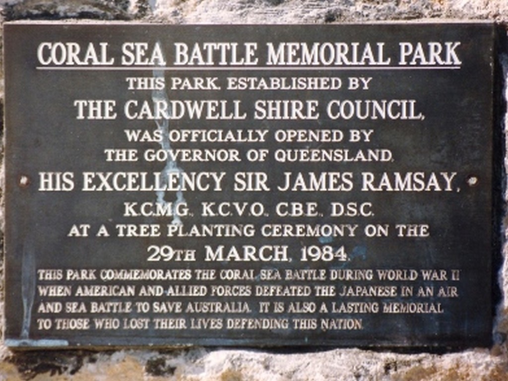 Cardwell Battle of the Coral Sea Memorial