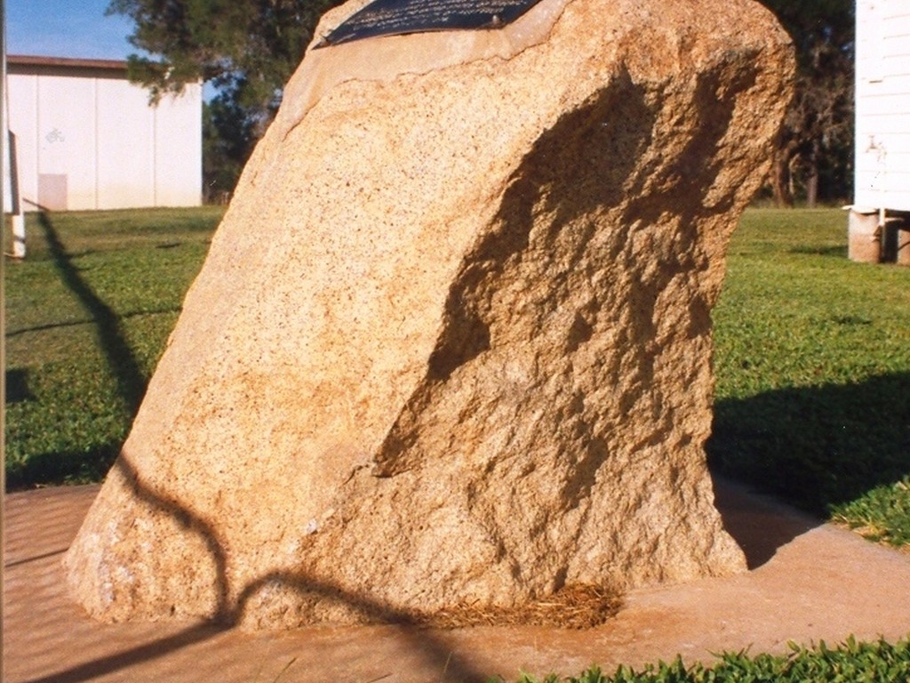 Charters Towers Aerodome Stone Memorial