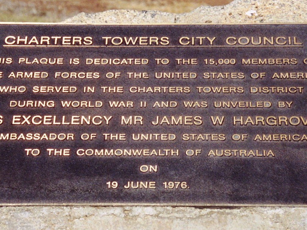 Charters Towers Aerodrom Memorial Plaque