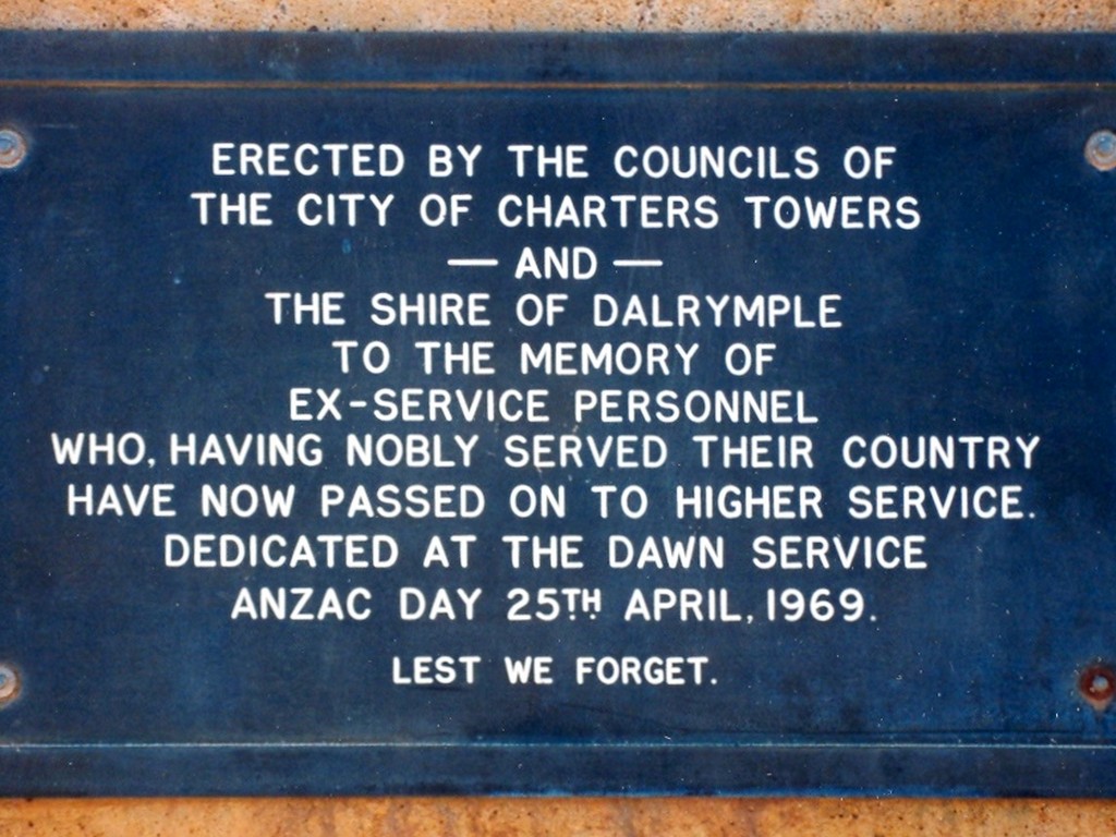 Charters Towers Cemetery Memorial Cross