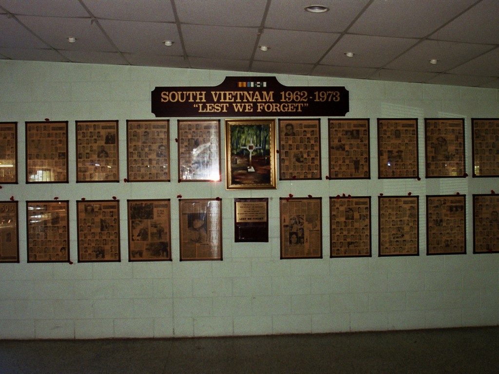 Charters Towers RSL South Vietnam Memorial Wall