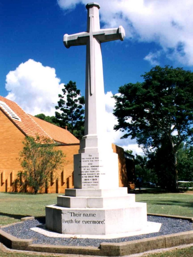 Clayfield St Columbs Church Cross of Sacrifice