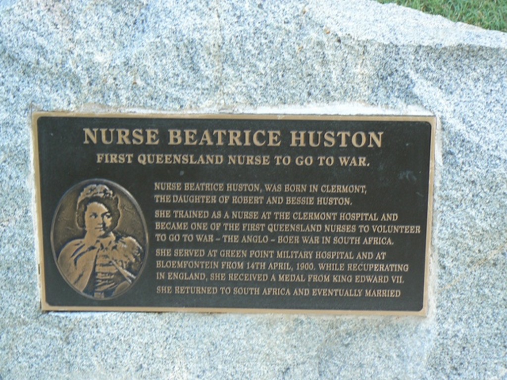 Nurse Beatrice Huston - first Queensland Nurse to go to War