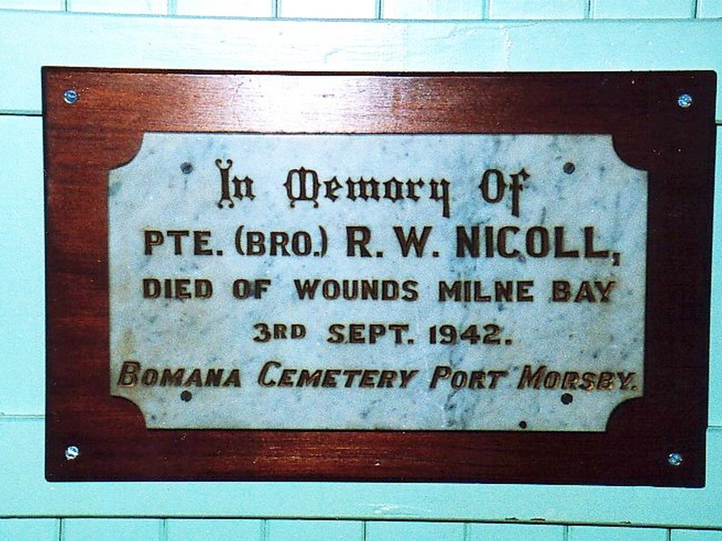 Clifton Allara and Green Mount Districts Roll of Honour - Plaque