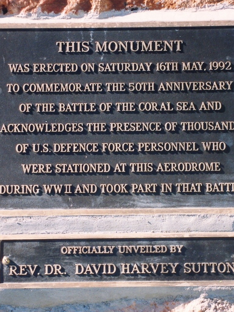 Cloncurry Coral Sea Stone Memorial