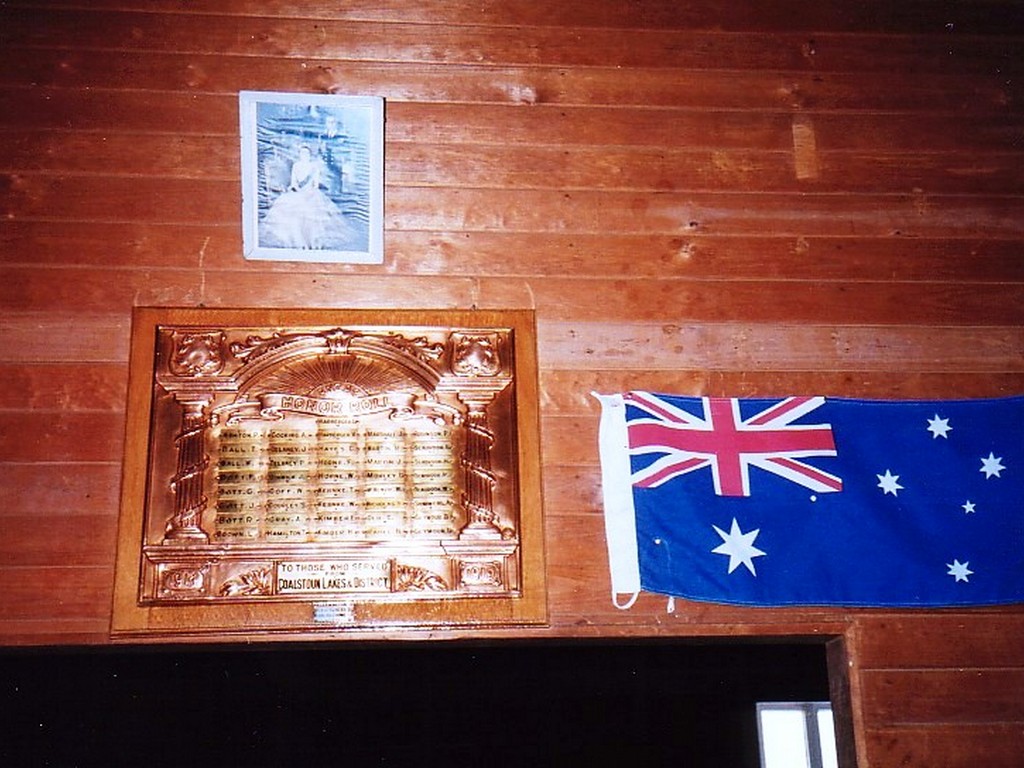 Coalstoun Lakes and District Honour Board