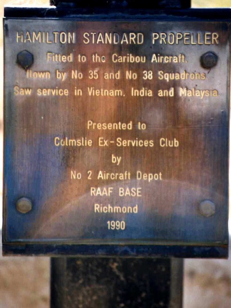 Colmslie War Memorial - Plaque