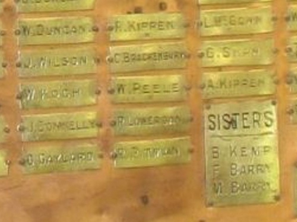 Coningsby State School 1914-1919 Roll of Honor