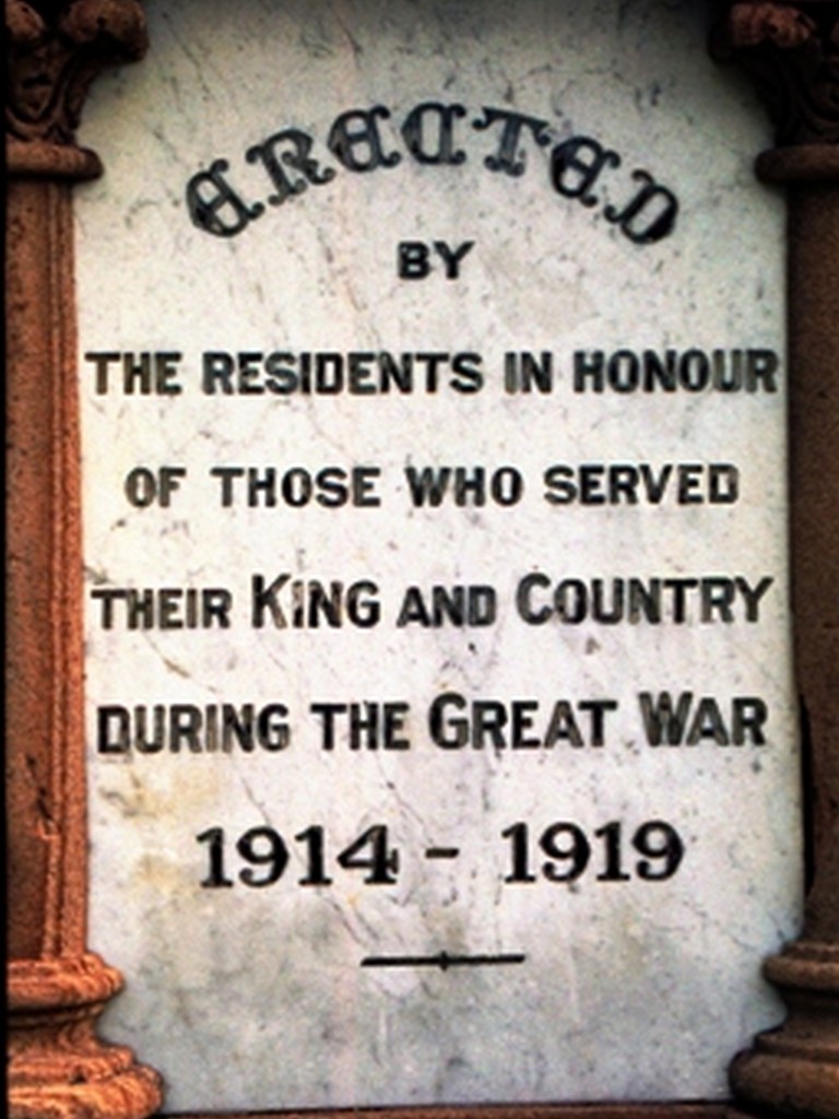 Coolangatta War Memorial Plaque