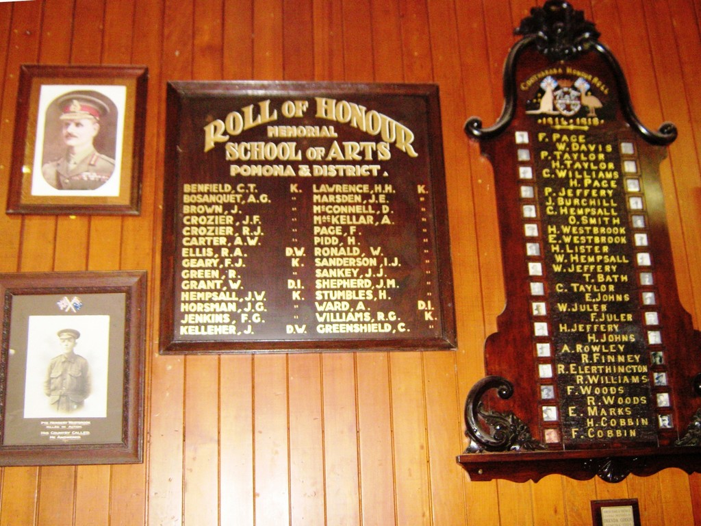 Cootharaba 1914–1918 Honour Board