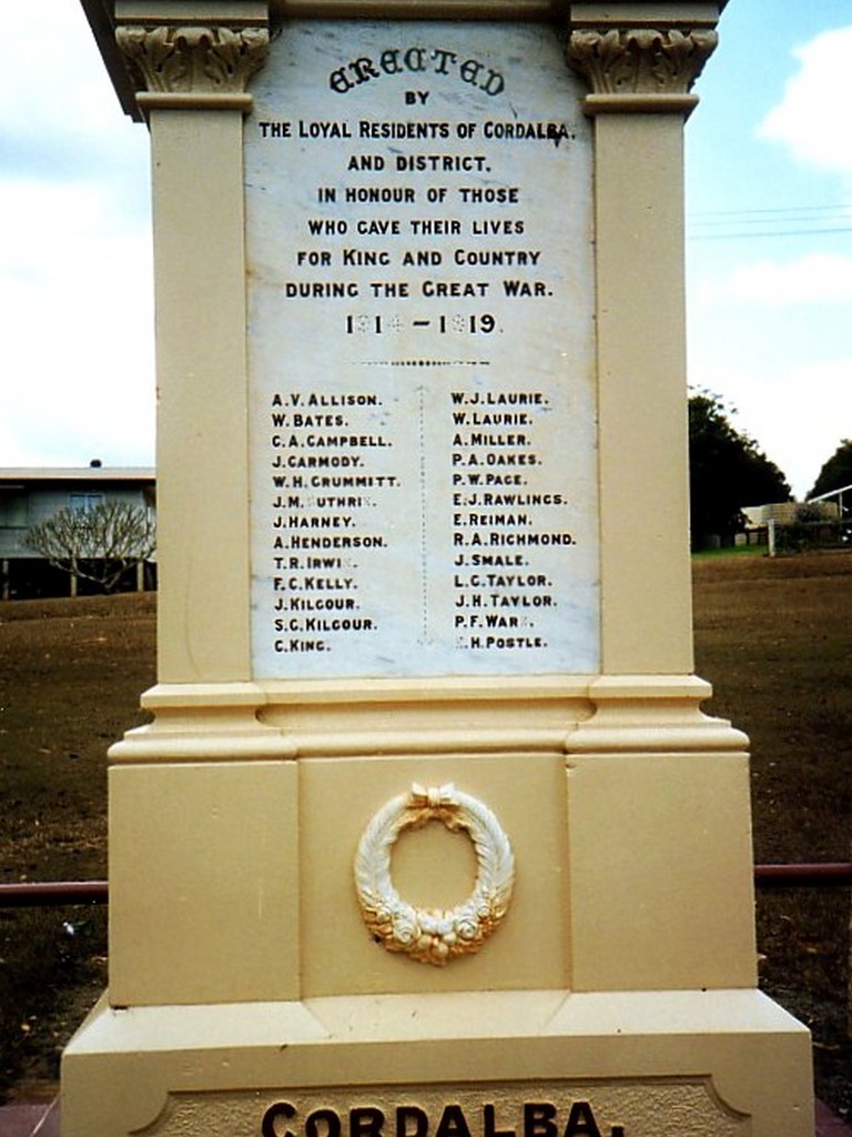 Cordalba War Memorial (Digger)