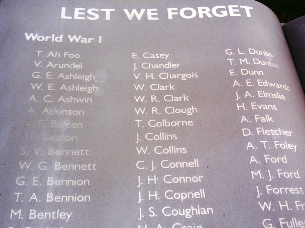 Croydon Shire Roll of Honour