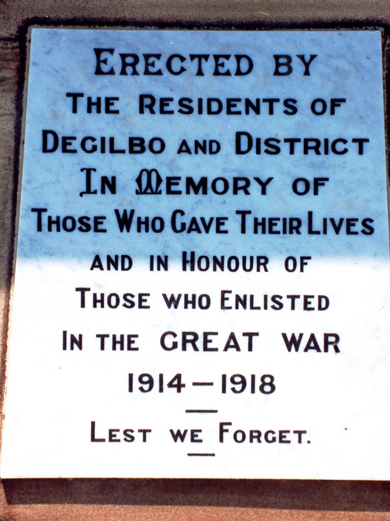 Degilbo War Memorial