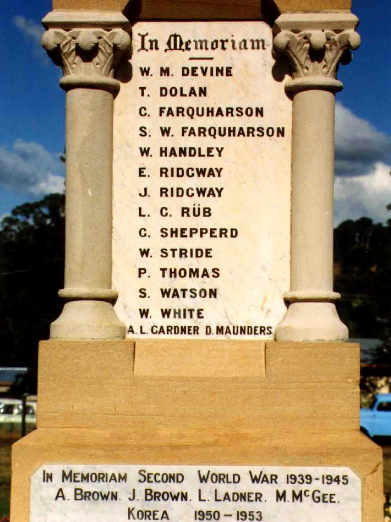 Drayton Memorial Cross - Plaques