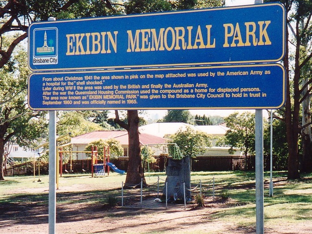 Ekibin War Memorial - view
