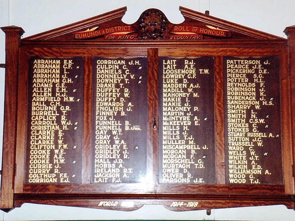 Photo of Eumundi and District Roll of Honour