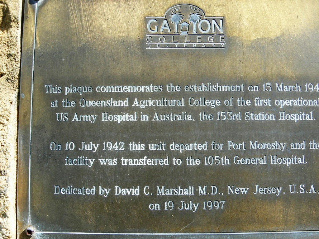Gatton College - 105th General Hospital Harvard Medical School, U.S.A.