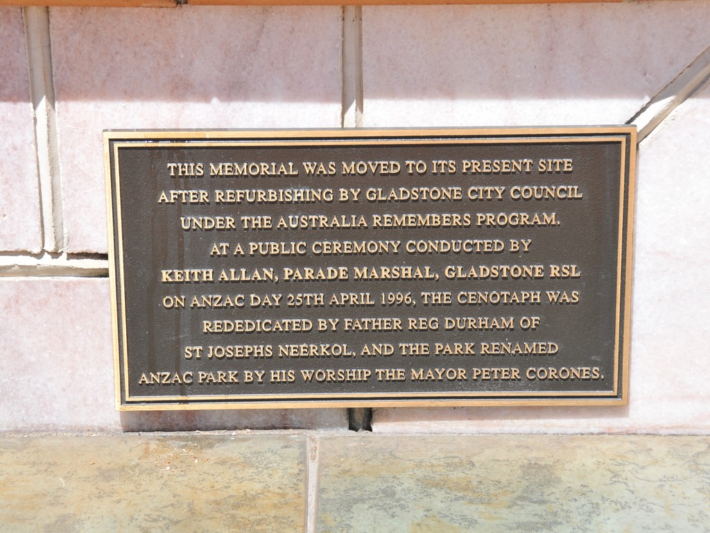 This Memorial… Mayor Peter Corones (etc. - 9 lines)