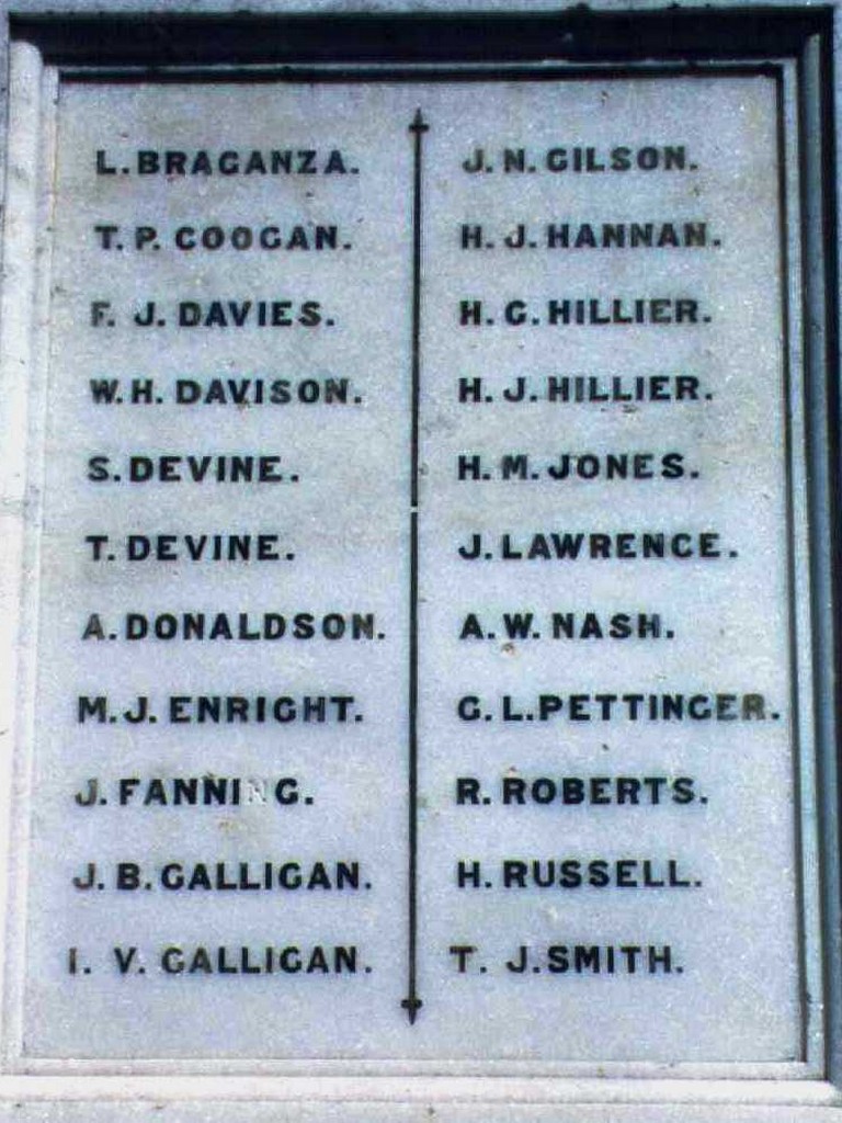Goodna War Memorial Plaque