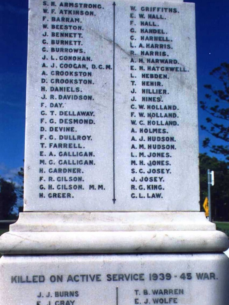 Goodna War Memorial Plaque