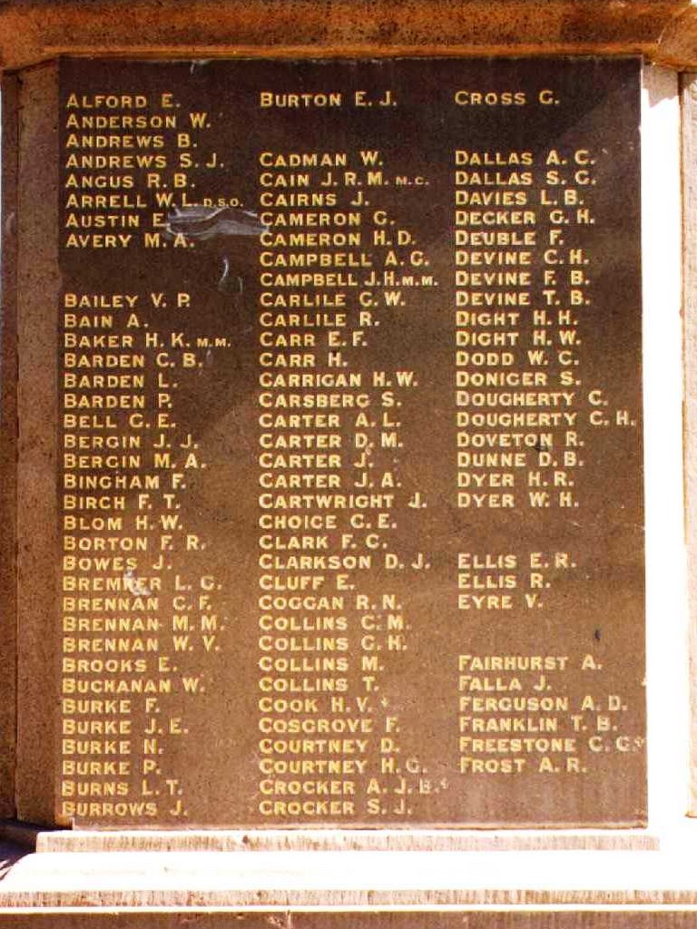 Goondiwindi War Memorial (Digger) Plaque