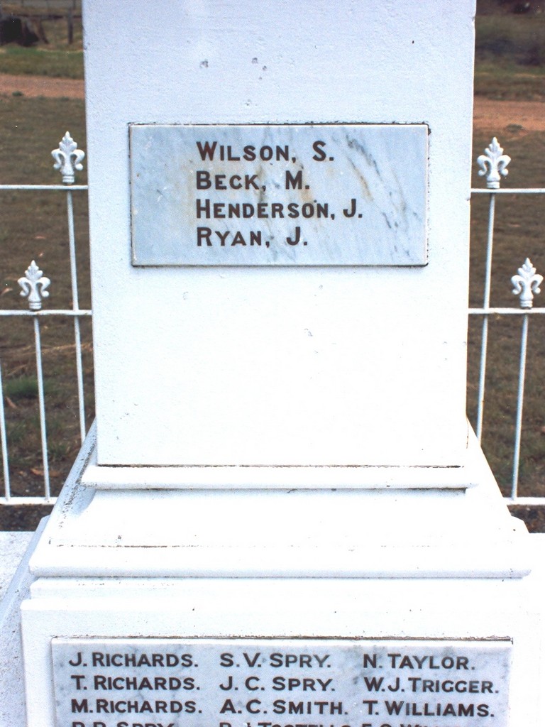 Gooroolba War Memorial - plaque 2