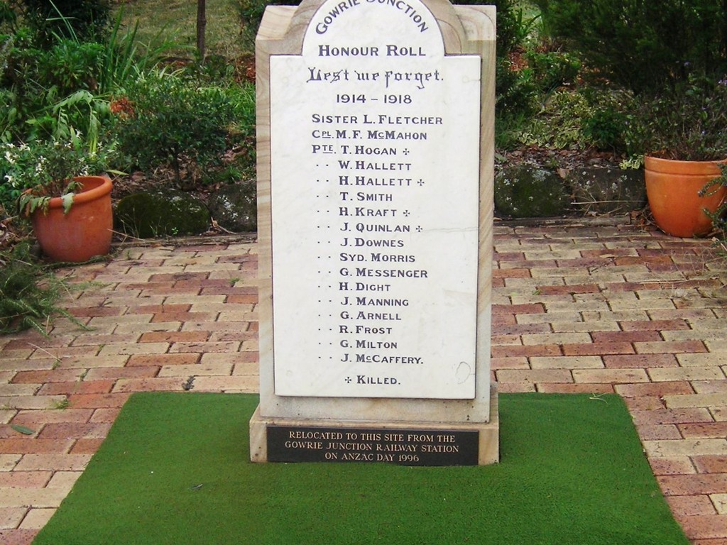 Gowrie State School War Memorial