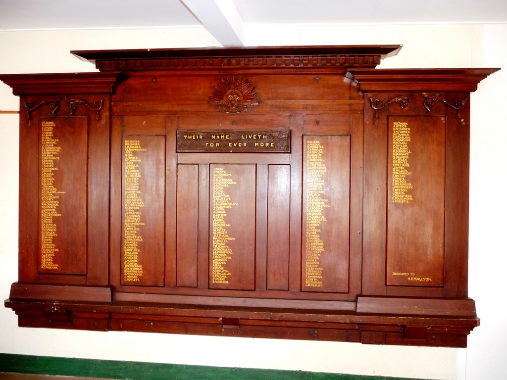 Gracemere Honour Board - 2009