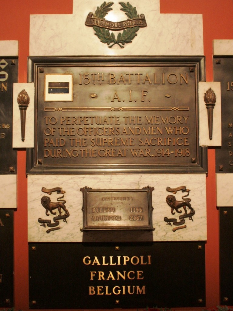 15th and 2/15th Australian Battalions Memorials