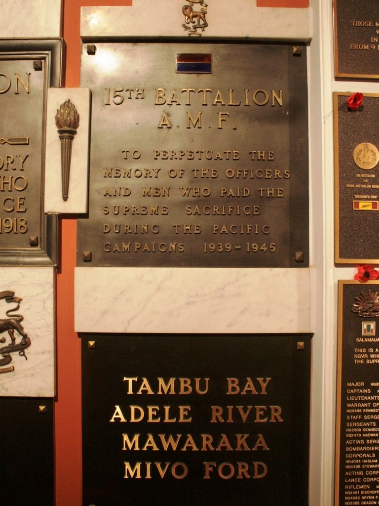 15th and 2/15th Australian Battalions Memorials