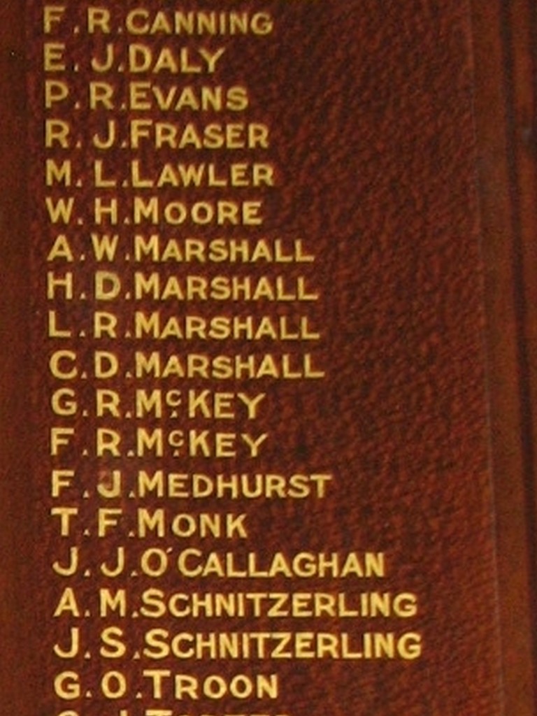 Greymare Honor Roll (WWI, WWII and Vietnam)