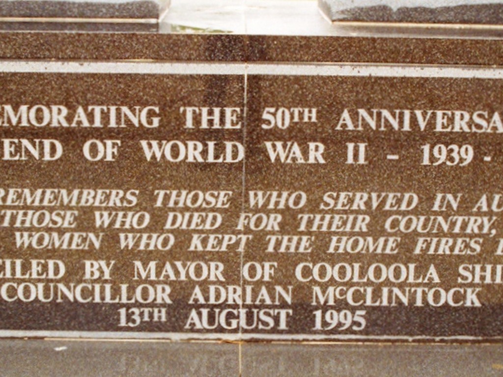 Gympie Normanby Hill Remembrance Park Memorial