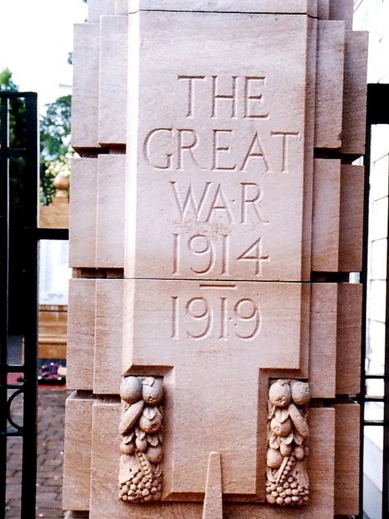 Gympie and Widgee War Memorial Gates - Post (far right)