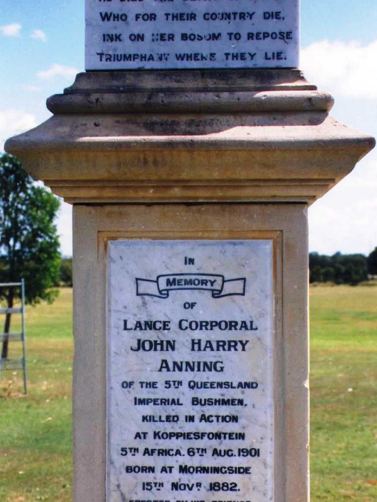Anning Boer War Memorial