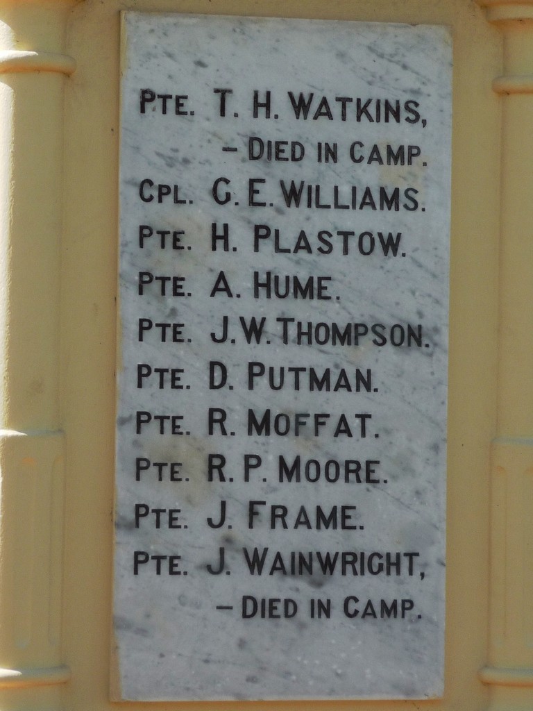 Howard and Burrum District War Memorial (Digger) Plaque