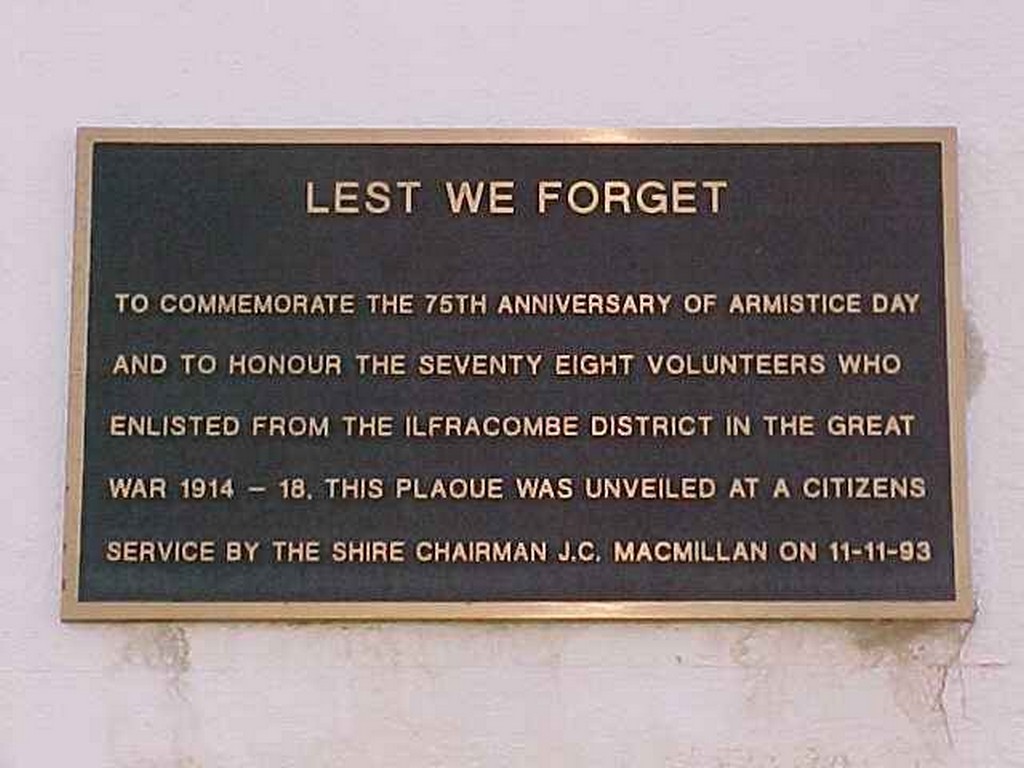 Infracombe Memorial Gates