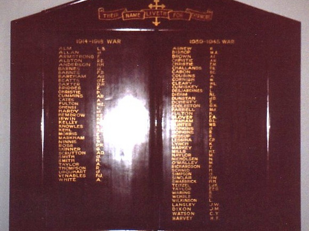 Ingham RSL Honour Board