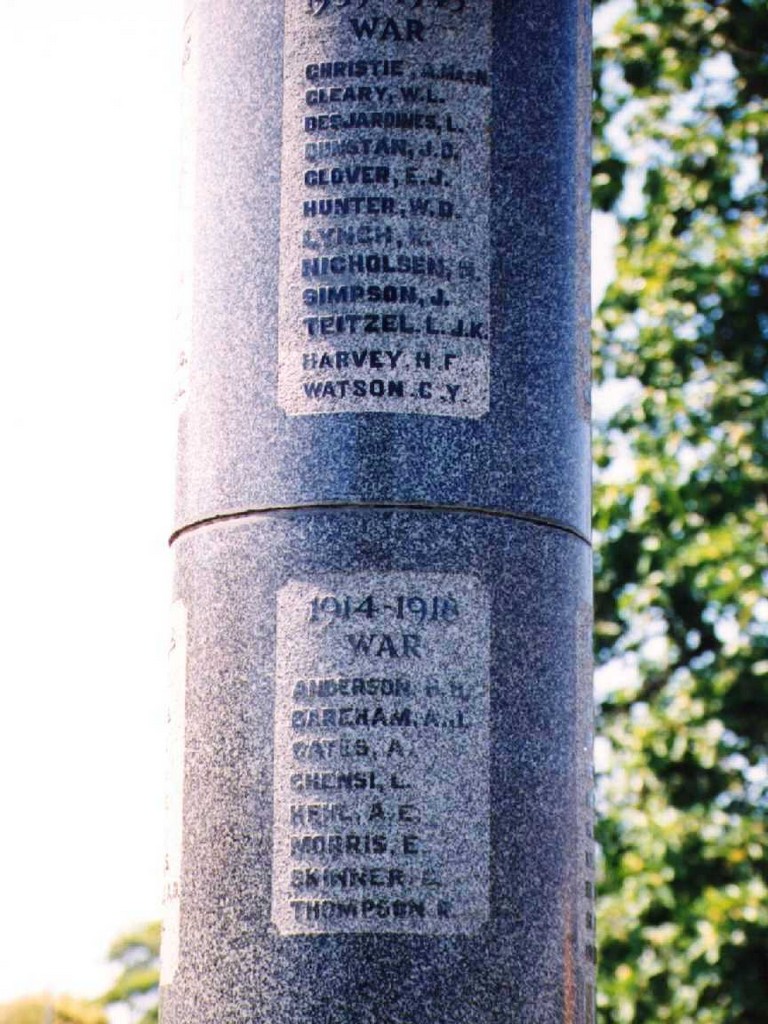 Ingham War Memorial - Rolls of Honour