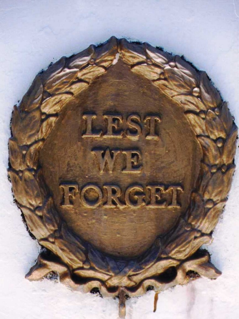 Innisfail Cemetery Cairn - plaque