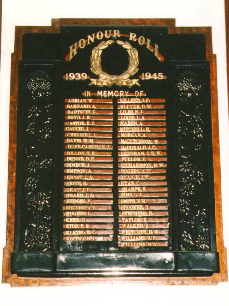 Innisfail Roll of Honour 1939–1945