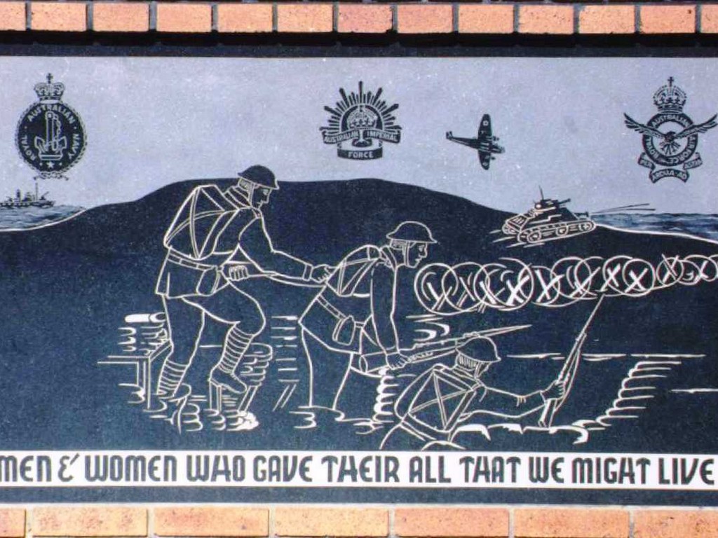 Photo of Ipswich RSL Memorial Mural