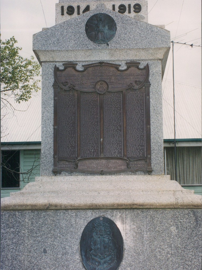 Ipswich Railway Workshop War Memorial