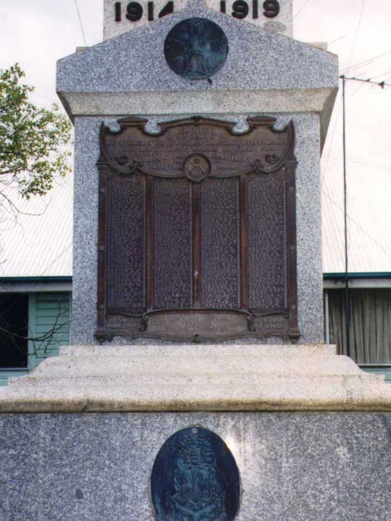 Ipswich Railway Workshops War Memorial (Digger)