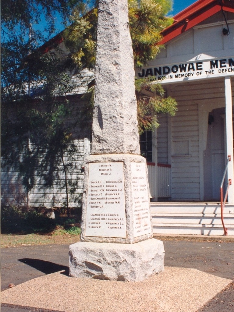 Jandowae War Memorial