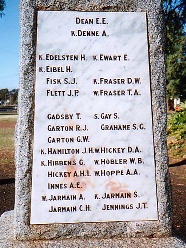Jandowae War Memorial Plaque