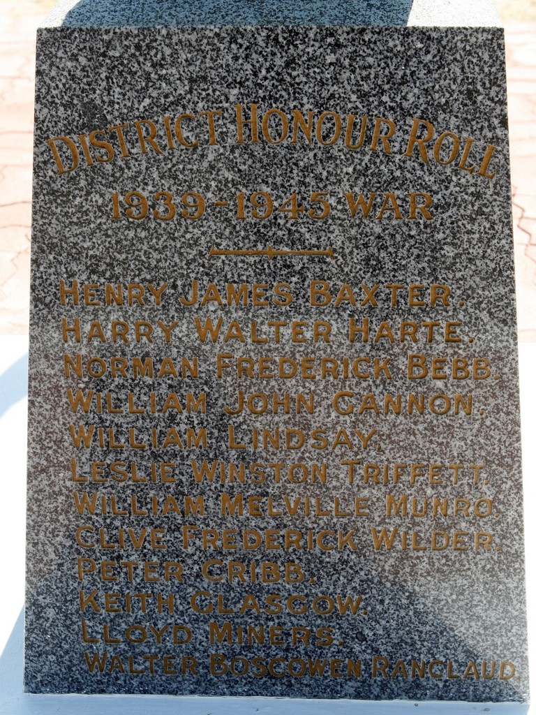 District Honour Roll