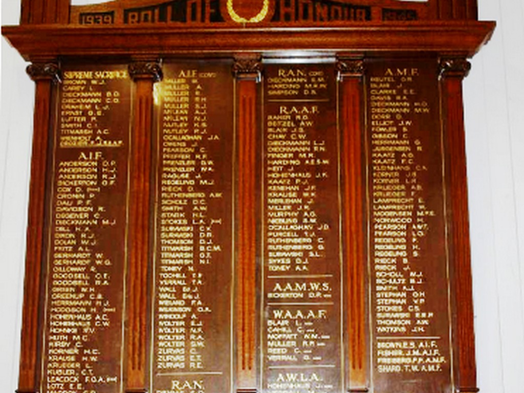 Kalbar Roll of Honour WWII