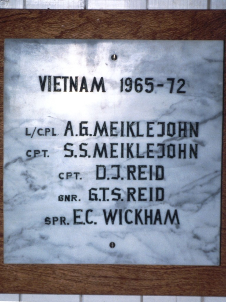 Photo of Karara and District Honour Roll Vietnam