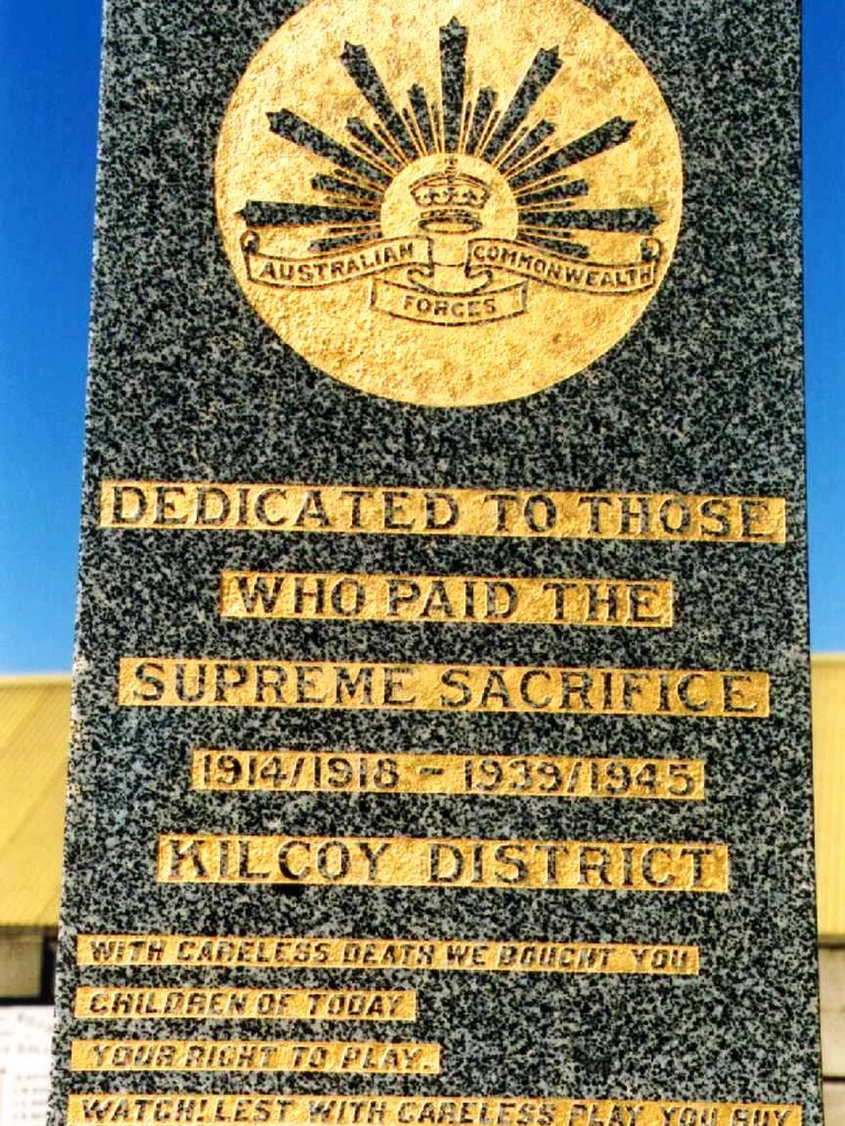 Kilcoy War Memorial - Close up