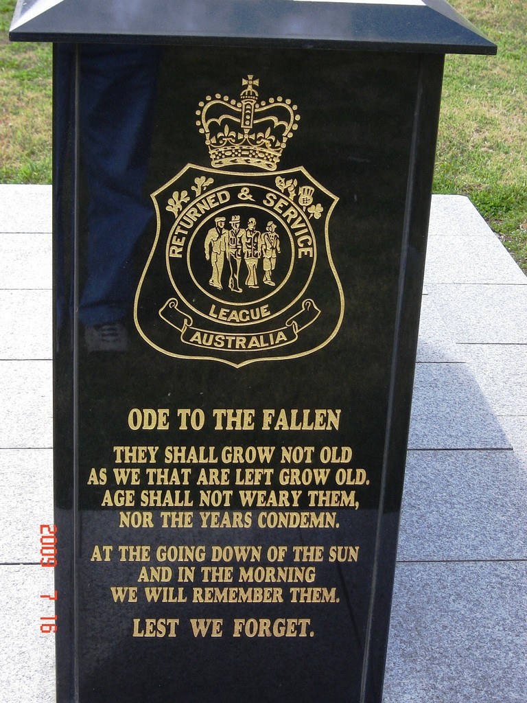 Killarney RSL Memorial